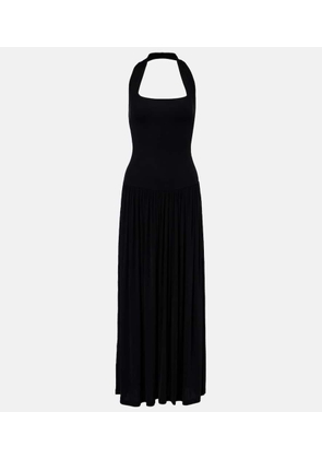 Aya Muse Quill halterneck maxi dress