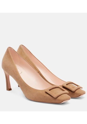 Roger Vivier Trompette 70 suede pumps