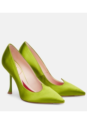 Roger Vivier I Love Vivier 100 satin pumps