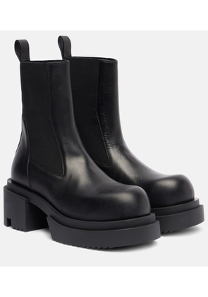 Rick Owens Beatle leather platform Chelsea boots