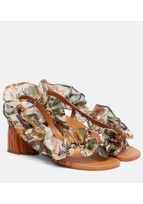 Farm Rio Ruffled sandals