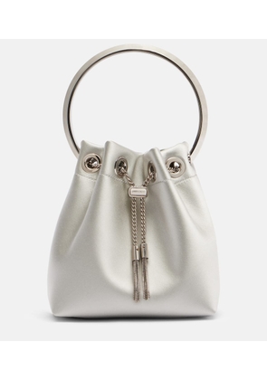 Jimmy Choo Bon Bon satin bucket bag