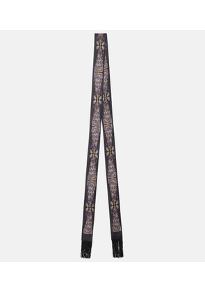 Etro Paislina silk jacquard scarf
