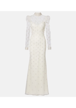 Jenny Packham Bridal Tabitha embellished cotton gown