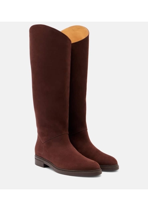 Loro Piana Kilda suede knee-high boots