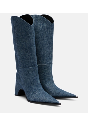 Coperni Bridge denim cowboy boots