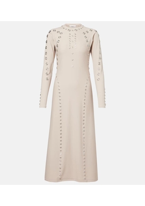Coperni Embellished midi dress