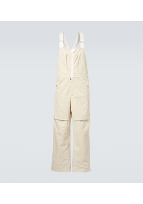 Brunello Cucinelli Cotton corduroy ski salopettes