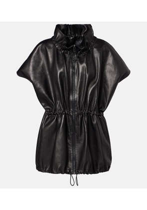 Magda Butrym Peplum leather jacket