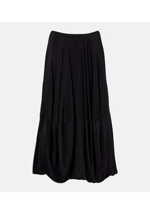 Lemaire Silk crepe de chine midi skirt