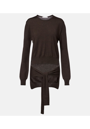 Lemaire Trompe l'oeil wool-blend sweater