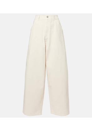 Lemaire High-rise wide-leg jeans