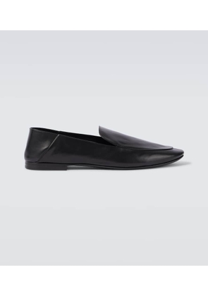 Saint Laurent Alain leather slippers