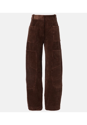 Ganni Cotton corduroy cargo pants