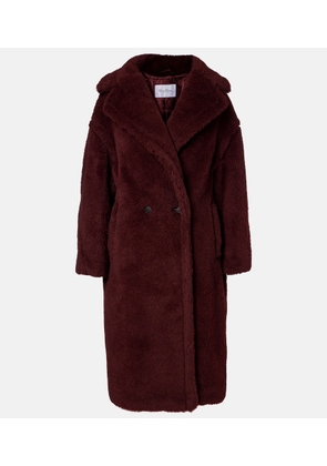 Max Mara Teddy Bear Icon alpaca wool, wool, and silk coat