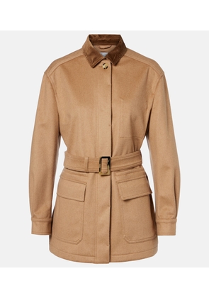 Max Mara Leva belted camel hair jacket