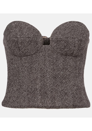Magda Butrym Wool-blend corset