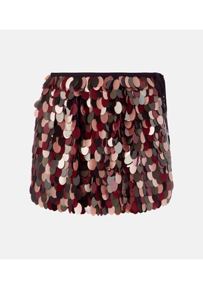 Dries Van Noten Sequined miniskirt