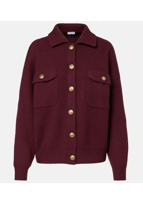Brunello Cucinelli Wool, cashmere, and silk cardigan