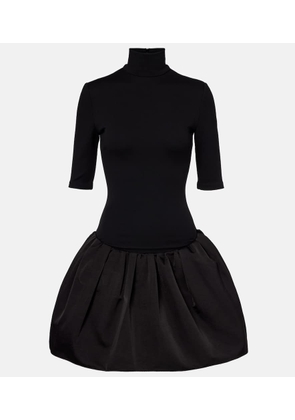 Magda Butrym Cotton and silk minidress