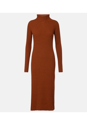 Max Mara Zelanda wool-blend midi dress