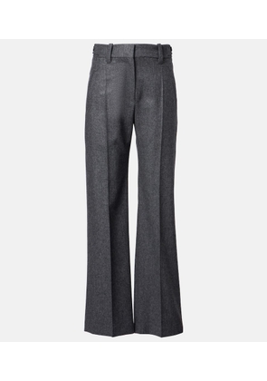 Brunello Cucinelli Pleated virgin wool straight pants