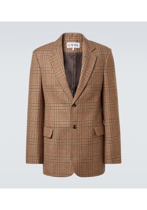 Loewe Prince of Wales check wool blazer