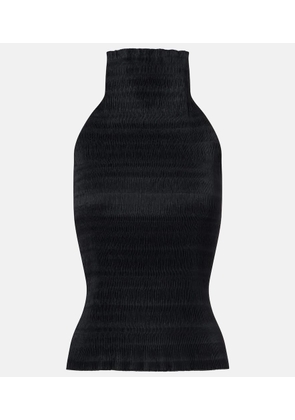 Magda Butrym Shirred turtleneck top