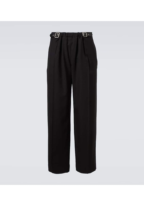 Loewe Belted wool straight pants