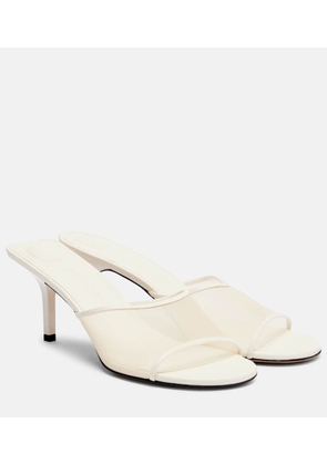 Jacquemus Leather-trimmed canvas sandals