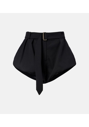 Magda Butrym Belted wool shorts