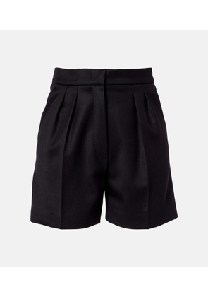 Max Mara Ozieri high-rise virgin wool shorts