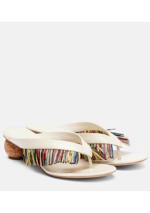 Ferragamo Bettie fringed sandals