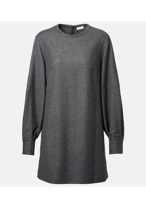 Brunello Cucinelli Wool and cashmere minidress