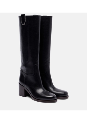 Brunello Cucinelli Leather knee-high boots