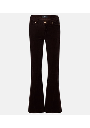 7 For All Mankind Twisted Dojo Tailorless corduroy flared pants