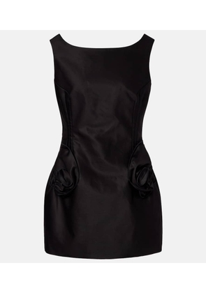 Magda Butrym Floral-applique cotton minidress