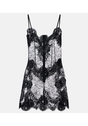 Dolce&Gabbana Sheer lace minidress