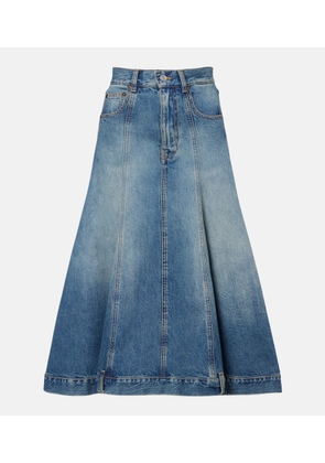 Victoria Beckham Denim midi skirt