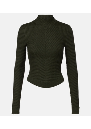 Victoria Beckham Ribbed-knit wool turtleneck sweater