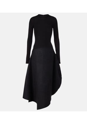 Victoria Beckham Asymmetric midi dress