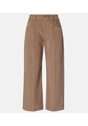 Brunello Cucinelli Monili cotton corduroy straight pants
