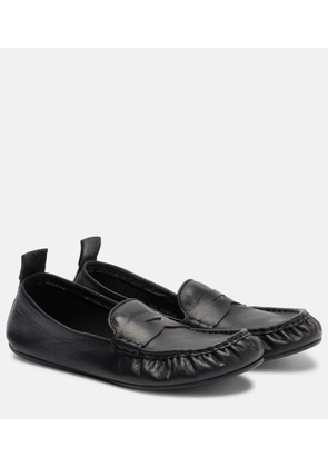 Acne Studios Leather penny loafers