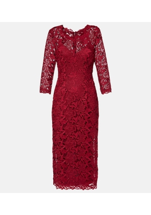 Carolina Herrera Lace midi dress