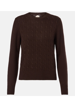 Jardin des Orangers Cable-knit cashmere-blend sweater