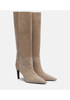 Brunello Cucinelli Monili suede knee-high boots