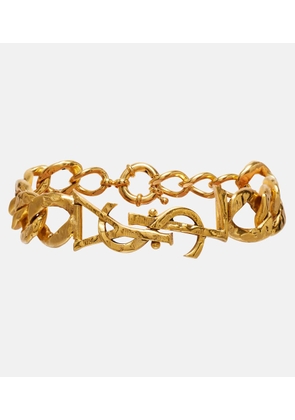 Saint Laurent Cassandre chain bracelet