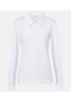 Dries Van Noten Cotton jersey polo shirt