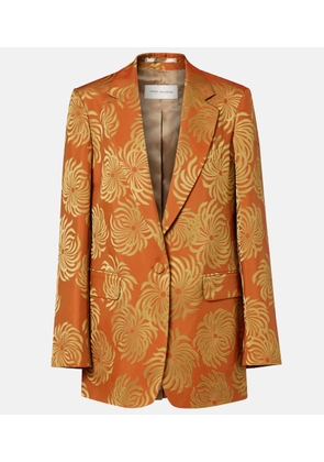 Dries Van Noten Floral jacquard blazer