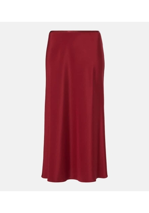Max Mara Borbona silk-blend midi skirt